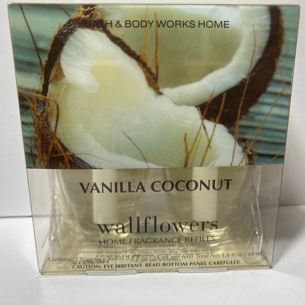 3 Bath & Body Works Wallflowers Vanilla Coconut